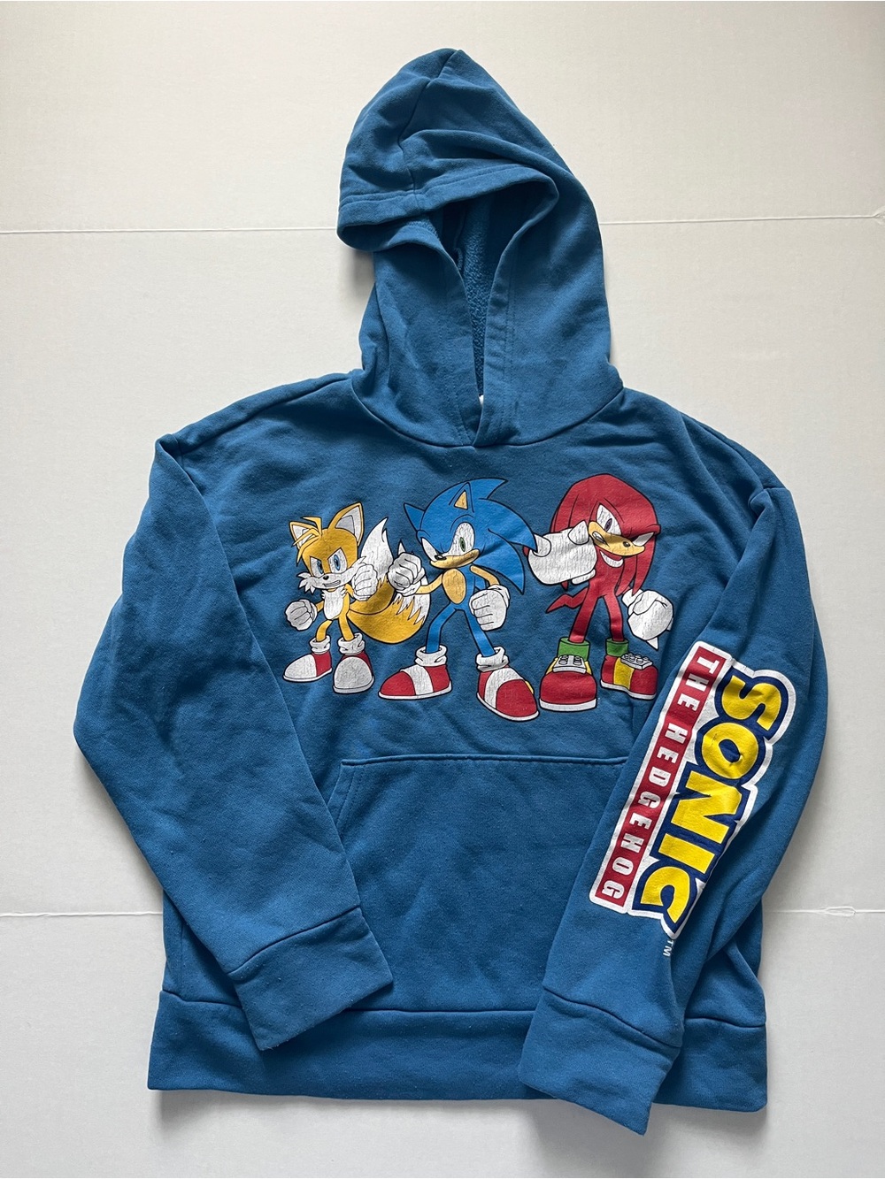 Old Navy Blue Sonic the Hedgehog Graphic Hoodie